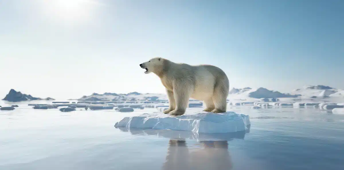 Eisbär Lebensraum - Wildtiere in europa